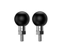 3/8 Inch Screw with 1 Inch Ball Mount Screws for Rear View Mirror Motorcycle Connection Arm Compatible Ram Mount Motorcycle Mobile Phone Holder (3/8-02)
