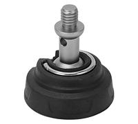 3/8 Inch Tripod Feet Stainless Steel Rubberized Spikes Non Slip 50mm Diameter Camera Tripod Feet Replacement Portable Folding Space Saving