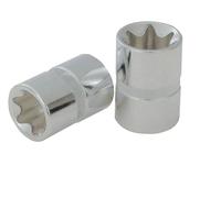'3/8 Inch TX Socket E20 High Gloss Polished on Hanger