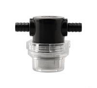 3/8 Inch Water Pump Strainer 50 Mesh Stainless Steel Inline Filter Transparent Bowl for Pressure Washers Sprayers