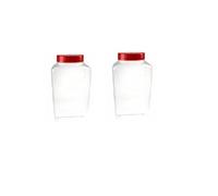 3.8 LITRE LITRE Large EMPTY NEW PLASTIC SWEET JAR PACK OF 2