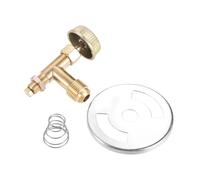 3/8" Male Swivel Flare Propane Gas Inlet Range Cooking Casting Stove Needle Control Valve Kit Orifice