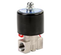 3/8'' Normally Closed DN10 Stainless Steel Valve 24V 12V 220V 110V(BSP_24VAC_VITON-Seal)