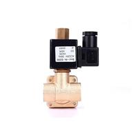 3/8" Normally Open High Pressure Brass Solenoid Valve 1.6Mpa Pilot Type Electric Water Valves 220V 110V 24V 12V(G-12VDC)