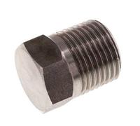 3/8'' NPT Male Stainless steel Closing plug with Outer Hex 210 Bar