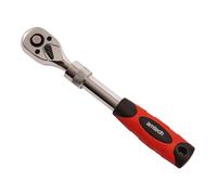 Amtech - 3/8in Telescopic Ratchet Handle, extends to 340mm, 72T Quick-Release Head, for Chassis, Brackets and Maintenance tasks (3/8in)