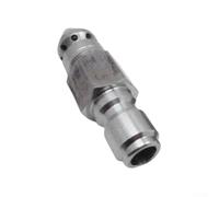 3/8" Rotating Pipe Dredge Nozzle for Pressure Washers - 9- Stainless Steel 304 Sewer & Drain Cleaning Jetter, Compatible with 250 Bar High-Pres(3/8 Quick)