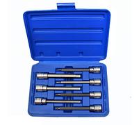 3/8 SAE Extra Long Hex Allen Bit Socket Set 7pc with Case