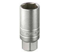 '3/8 "Spark Plug Socket 21 mm Matt Chrome-Plated on Hanger