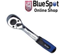 Bluespot Socket Ratchet Soft Grip Handle Quick Release 72 Teeth 3/8" Drive