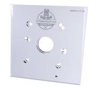 3/8″ Thick 6″ Square baseplate upgrade with bushing compatibility for Bosch Colt 1.25 HP Pr111 (GKF125CE) plunge base