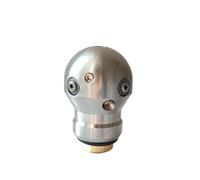 3/8" Thread High Pressure Drain Jetting Rotating Cutting Ball Nozzle Sewer Jetter Jet(3I8 Female 40LPM)