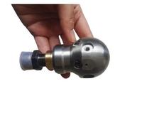 3/8" Thread High Pressure Sewer Jetting Nozzle with Rotating Cutting Ball, Drain Cleaner Pipe Attachment(B 3I8 50)