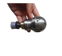 3/8" Thread High Pressure Sewer Jetting Rotating Cutting Ball Nozzle, Drain Cleaner Pipe Cleaning Attachment, Compatible for WT-3/8(C 3I8 60)