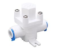 3/8' Water Pressure Reducing Valve with Filter, Plastic Inline Pressure Regulator for RO Reverse Osmosis Water System, 507Psi 40ml/s Adjustable Control