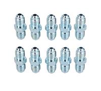 3/8" x 24 UNF Inline Male Brake Pipe Joiner Connector for 3/16" Pipe 10pc