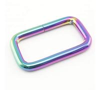 3.8cm 1 1/2 inch Iron Heavy Duty Strap Rectangle Ring 10 Pieces per lot Rainbow U221
