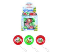 Henbrandt 6x Mini Christmas Yo Yos for Kids Return Tops Children’s Stocking Fillers Christmas Eve Box Xmas Party Favours Loot Bag Fillers for Girls and Boys