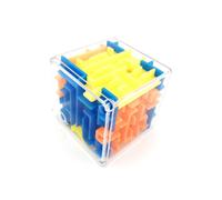 3.8CM Mini Maze Classic Magic Cube Toys Plastic 3D Bead Maze Rotating Cube