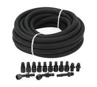 3/8in 6 AN LS Conversion Fuel Injection Line Fitting Kit 25ft Hose Complete Adapter for EFI System