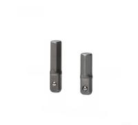 3/8in Square Drive Adapter 1/4in Hex Shank Quick Change(2pcs(25mm+30mm)) | for impact rated design, heavy duty usage, 1/2in drive size, high torque applications, professional grade