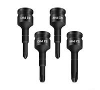 3/8inch Corss Screwdriver Bit for Impact Drive Socket Adapter Head PH1 PH2 PH3 PH4 for 3/8 Inch Square Head Wrench, Hexagon Socket