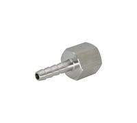 3/8Inch Female Straight Hose Joint Pipe Connection 304 Stainless Steel Connector Tail Fittings 1Pcs(16mm)