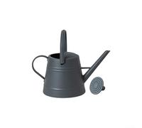 3 8L Gardening Watering Pot with Interchangeable Nozzle and Ergonomic Handle for Easy Pouring and Watering (Dark grey)