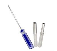 3.8mm and 4.5mm Hexagonal Security Screwdriver Bit Set for NES, for SNES, N64, Game Boy & for Gamecube - Heat-Treated Metal Tips with Oversized ABS