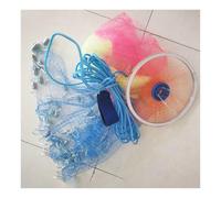 3.9/4.9/5.9/6.9 Ft Fishing Lovers Hand Cast Net, Throw Net with Aluminum Ring, Spin Network Bait Fish Net for Shoal Rivers(H 1.2m/3.9ft)