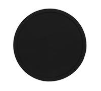 3.9 Inch Colorful Silicone Coasters Heat Resistant Tea Cup Mat Lots Drink Coffee Mug Glass Beverage Holder Pad(Schwarz)