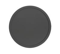 3.9 Inch Colorful Silicone Coasters Heat Resistant Tea Cup Mat Lots Drink Coffee Mug Glass Beverage Holder Pad(Dark grey)