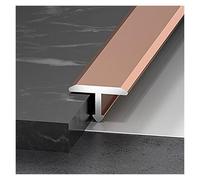 3 * 90cm Aluminum Alloy Floor Transition Strip for Laminate & Tile Floors No-Drill Seamless Gap Protection for Kitchen, Living Room, Residential & Commercial Use(Pink,6mm)