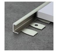 3 * 90cm Aluminum Alloy Transition Strip for Floor to Tile Seamless Edging, Durable Metal Threshold Trim for Doorways, Kitchens & Laminate Flooring(Green,12mm)