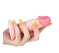 3.94 Inch Small Dildo Small Anal Plug Training Realistic Mini Dildo for Beginner Dildo Plug Mini Penis Sex Toy Anal Dildo for Male and Women Sex Pleasure