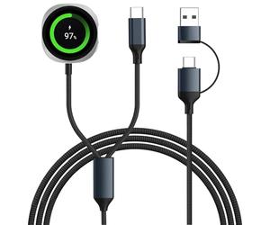 3.94FT for Samsung Watch Charger USB C - Compatible with Phone and Samsung Galaxy Watch Charger, Chargers for Galaxy Watches 8/8 Classic/Ultra/7/6/5 Pro, Support Data Transfer, CarPlay & Android Auto