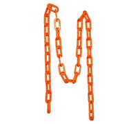 3.94ft Light Up Chains, LED Solar Creepy Outdoor Decoration, Glowing Skeleton Chain String Light, Waterproof Haunted House Props, Festive Holiday Accent Lighting For Yard Garden Fence Porch