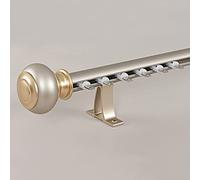 3.9FT Roman Curtain Track with Silent Rollers & Hidden Brackets Wall-Mounted Curtain Rail for Living Room/Bedroom - & Easy to Install