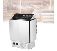3-9KW Electric Sauna Heater, Sauna Heating Stove, 304 Stainless Steel, with Internal Controller, 220V/380V, for 2-13 Cubic Meters, Home, Hotel, Spa, Bathroom Equipment(220V,8KW)