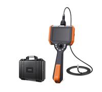 3.9mm 360 ° Single lens Articulating Endoscope Camera With 5 inch LCD for Automotive Inspection Pipeline Borescope(2m,6mm)