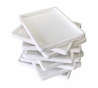 3 Ace Crafts 10 Extra Large Inking Tray for Kids & Adult Painting, Clear Rectangular Holder Paint Mixing Palette for Watercolour, Oil Painting, Ink Tray of Robust Material, Inking Tray for Art Work