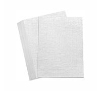 3 Ace Crafts 20 Sheets A3 White Linen 300gsm Card Stock for School Arts, Crafts, Invitations, Drawing & More