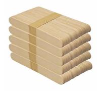 3 Ace Crafts 250 Natural Jumbo Lollipop Sticks, Giant Smooth Wooden Lolly Sticks, Lollipop Stick for Ice Cream, Waxing Spatulas, Craft Sticks for Art, Popsicle Stick, Glue Spreader Stick, Mixing Stick