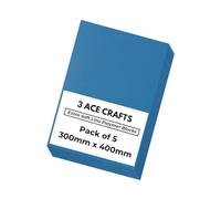 3 Ace Crafts 300mm x 400mm Double Sided Thick Lino Sheets (Pack of 5) - 3.2mm Extra Soft Polymer Blocks, Polymer Sheets for Printing, Carving Art and Craft, Printing Tiles, Soft Lino Printing Sheets