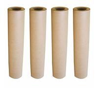 3 Ace Crafts 4 Brown Wrapping Paper 60gsm Kraft Wrapping Roll 4m x 70cm for Parcel Packing, Birthday Gift & Craft Activities, Packaging Filler ecofriendly Sheet & Butcher Paper Useful for Table Cover
