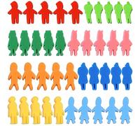 3 Ace Crafts 40 People Shapes Foam Sponge for Kids and Adults Art and Crafts Activities, Painting, Drawing Sponges, Useful for School Projects, Washable and Reusable