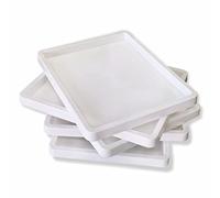 3 Ace Crafts 5 Extra Large Inking Tray for Kids & Adult Painting, Clear Rectangular Holder Paint Mixing Palette for Watercolour, Oil Painting, Ink Tray of Robust Material, Inking Tray for Art Work