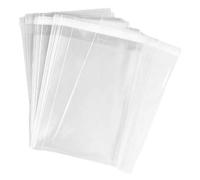 3 Ace Crafts 6" x 6" 10 Sealable Peel and Stick Clear Cello Bags for Cards and Envelopes, Self-Adhesive Sealing Cellophane 30 Micron, Plastic Food Poly Bag, Photo Mount, Candy, Cookie, Flower, Postage