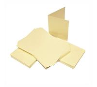 3 Ace Crafts A6 Ivory Hammered Cards and Envelopes for Card Making (10) Birthday, Wedding Invitation, Paper for Craft Making, Thank You Cards with Envelope, Valentine's Day, Thanksgiving, Christmas