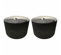 3 Ace Crafts (Pack of 2) Corrugated Display Borders Roll (Black) Size 57mm x 15m - School Classroom Decoration, Bulletin Boards & Crown Making Crafts, Scalloped Edge Border Rolls Fade Resistant